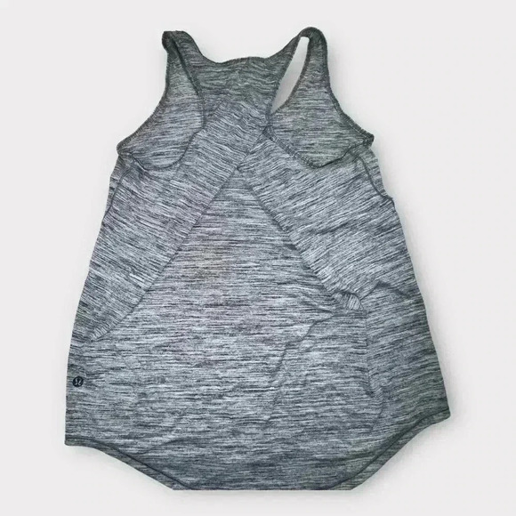 Women's Lululemon Tank 4 / Small Thin Racerback Heathered Gray - Picture 3 of 4